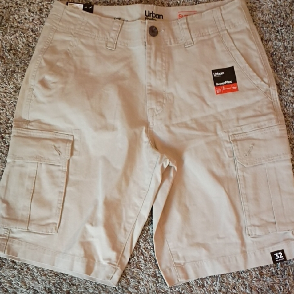 Urban Pipeline Khaki Cargo Shorts - Light Tan